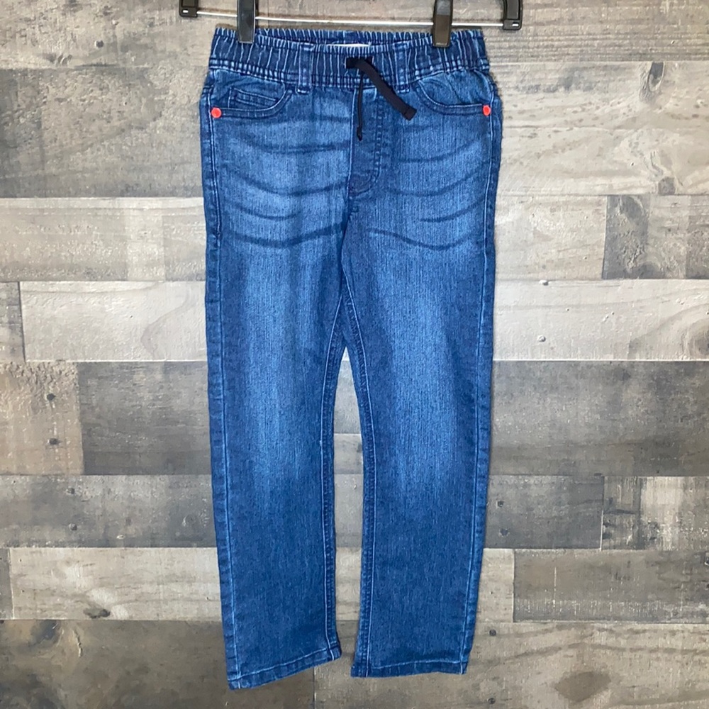 Spotted Zebra Blue Jeans